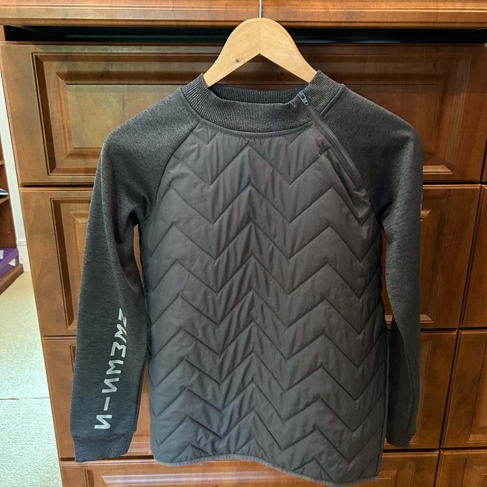 adidas Kids Black Quilted Jacket